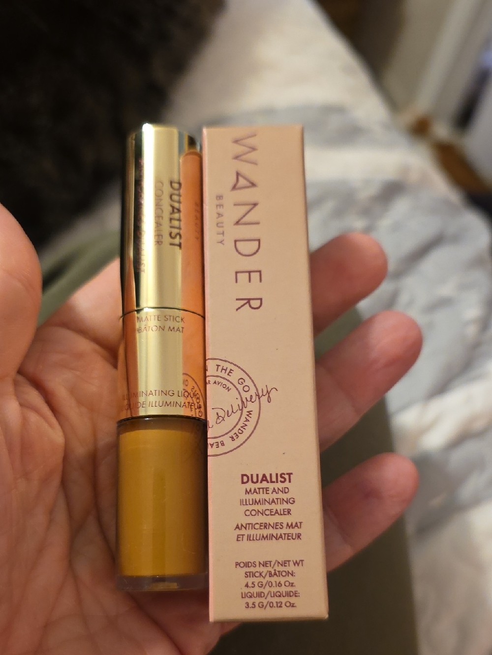 Wander Beauty Dualist Matte and Illuminating Concealer - Yellow